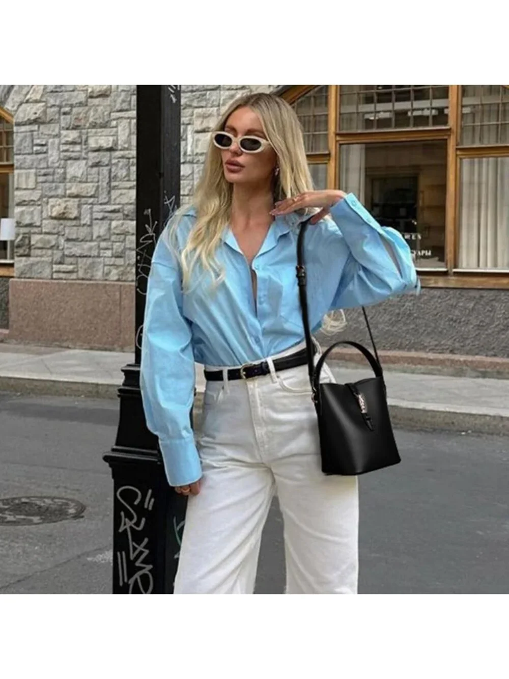 Trendy Small Vegan Leather Bucket Bag for Women | Stylish Crossbody Shoulder